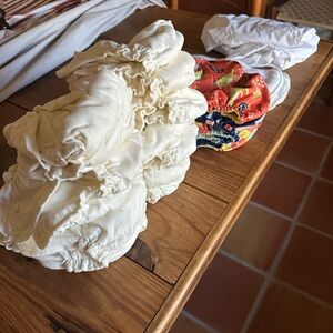 NEW Esembly baby big lot - size 2 Organic Cloth Diapers - 13 inners and 5 outers